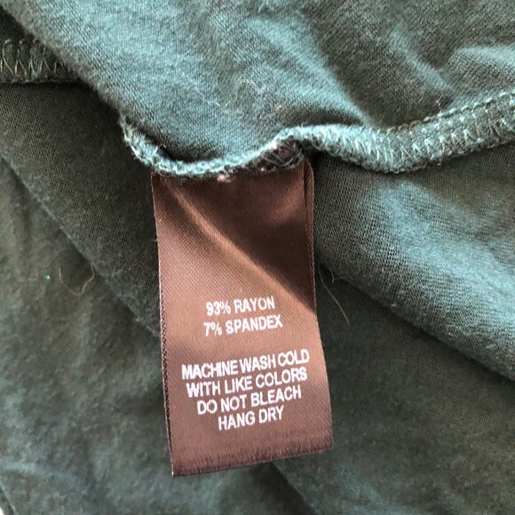 Lulu's Women's Swept Away Forest Green Long Sleeve Maxi Dress Size M Stretch - Picture 11 of 12